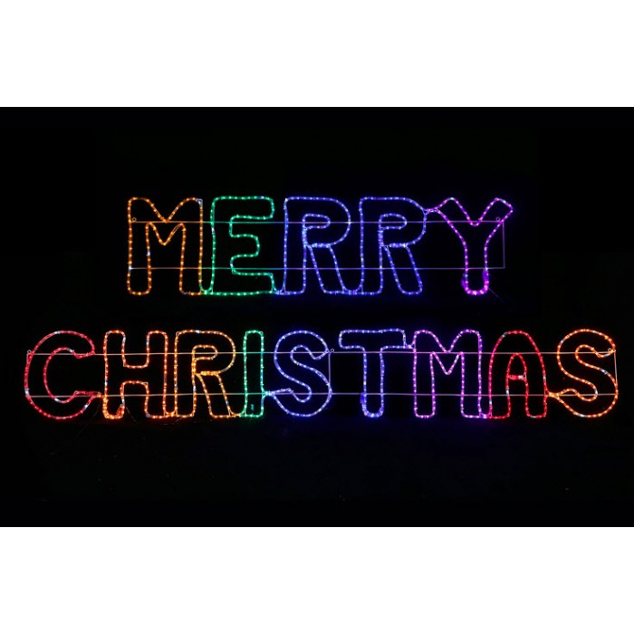 2.73m Merry Christmas Sign Motif