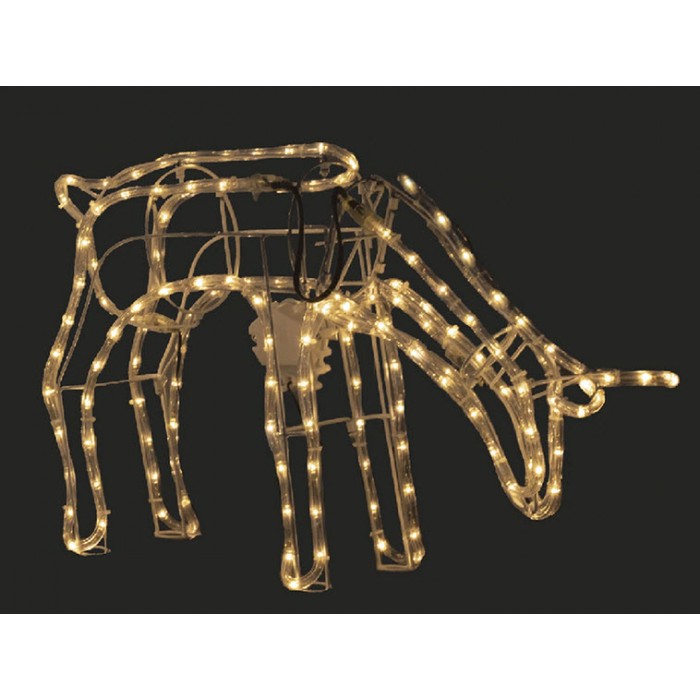 rope light reindeer warm white