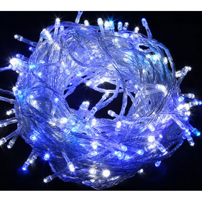 blue white led lights